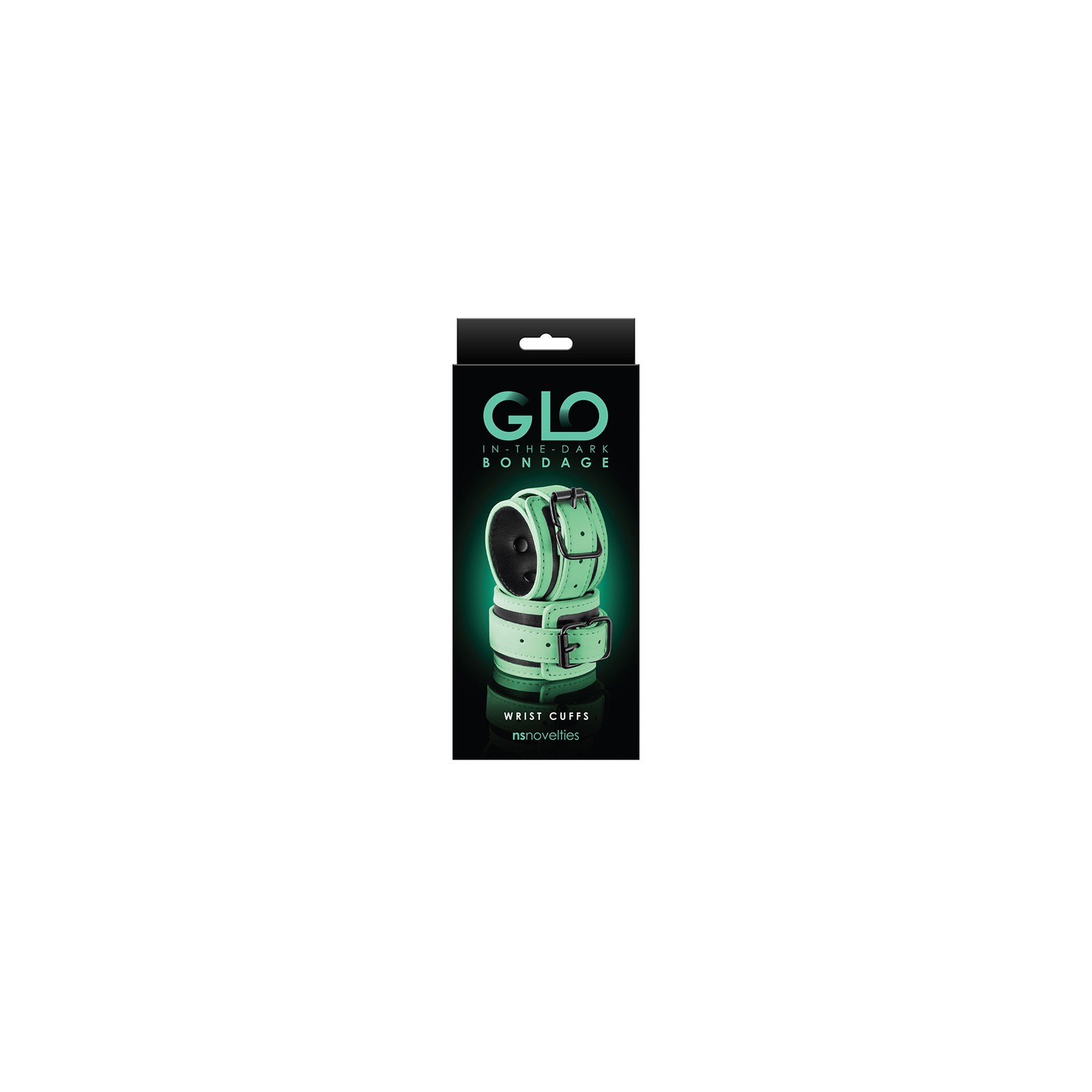 GLO Bondage Wrist Cuffs Green