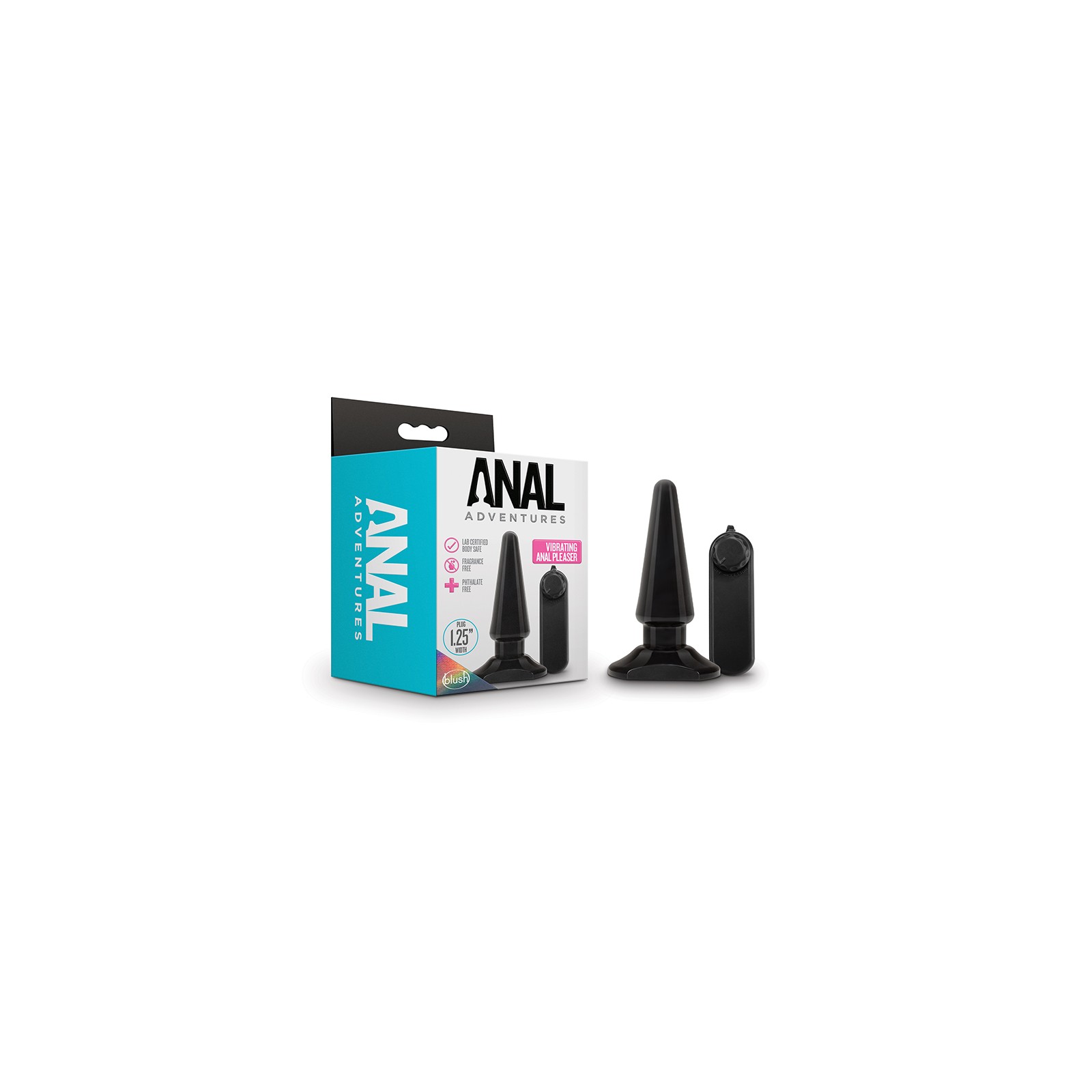 Plug Anal Control Remoto Anal Adventures para Juegos Emocionantes