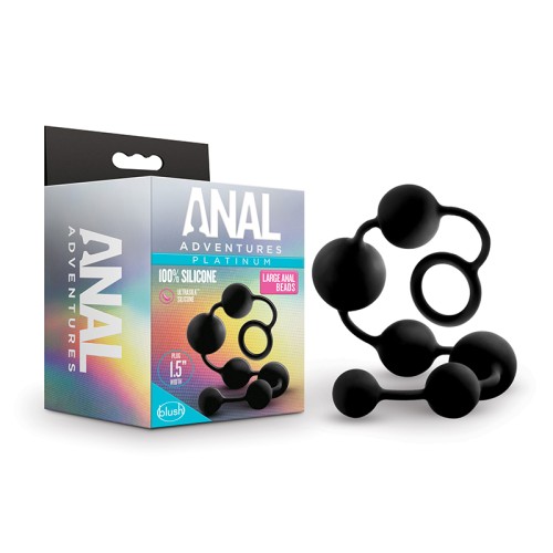 Anal Adventures Platinum Silicone Beads