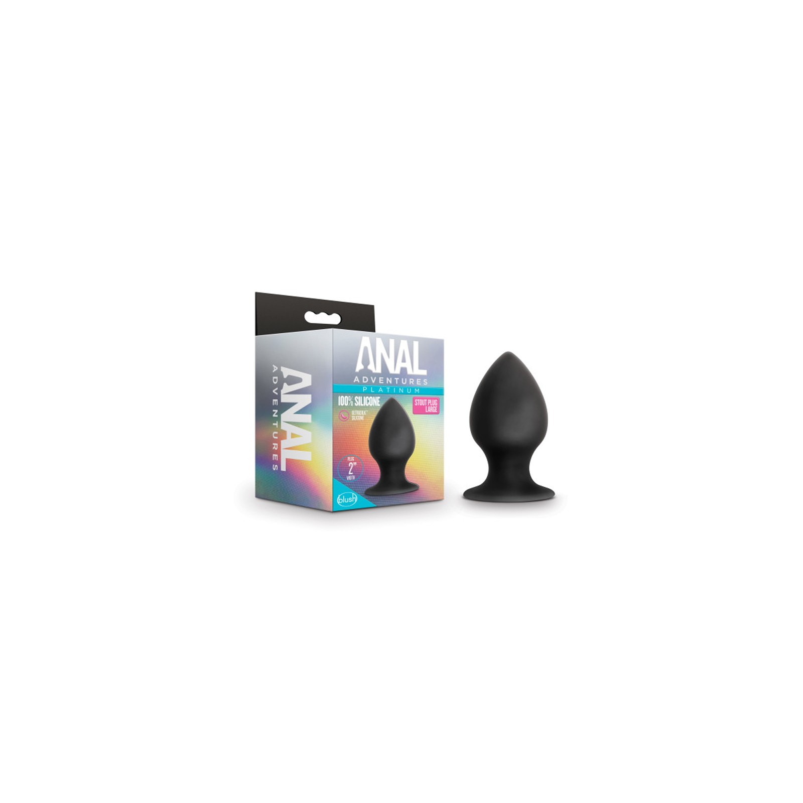 Anal Adventures Platinum Silicone Plug for New Sensations