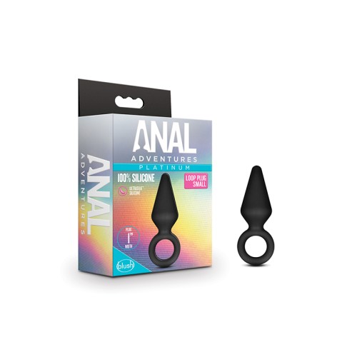 Anal Adventures Platinum Silicone Loop Plug