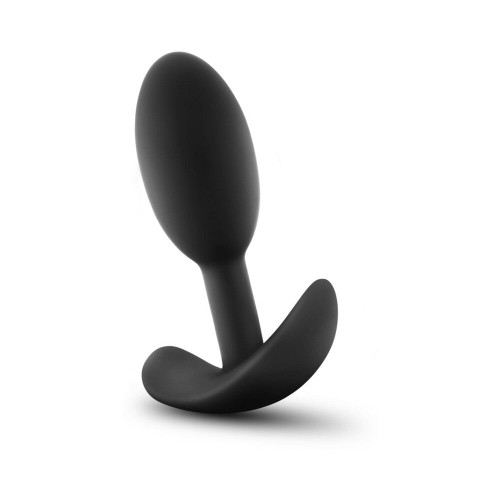 Plug Vibra Slim Ponderado Anal Adventures - Pequeño Negro