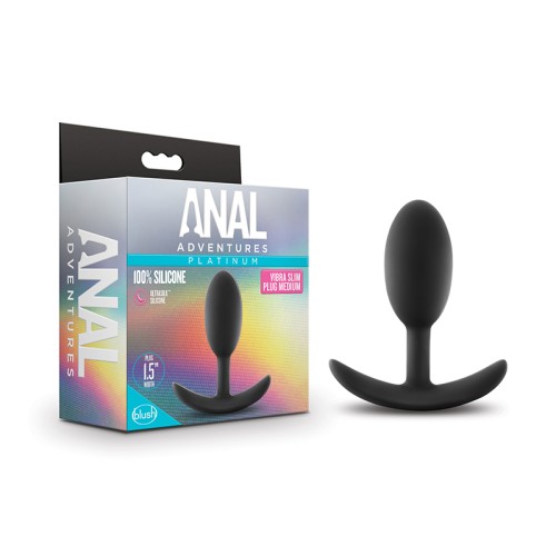 Plug Anal Mediano de Silicona con Peso - Anal Adventures