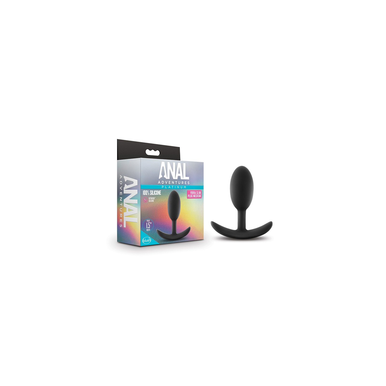 Anal Adventures Weighted Silicone Medium Plug