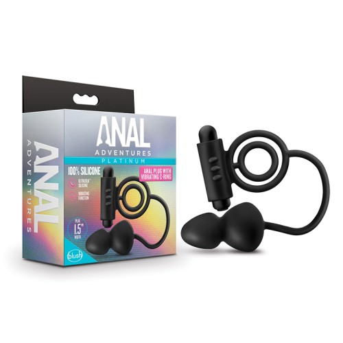 Anal Adventures Vibrating Silicone Plug