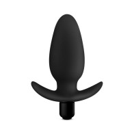 Anal Adventures Platinum Vibrating Saddle Plug - Black