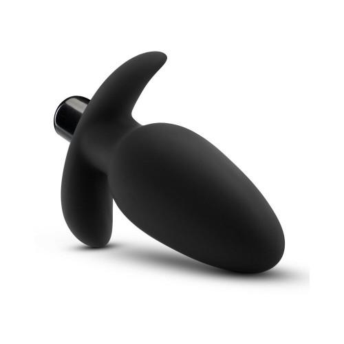 Anal Adventures Platinum Vibrating Saddle Plug - Black