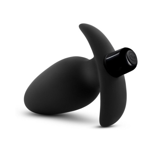 Anal Adventures Platinum Vibrating Saddle Plug - Black