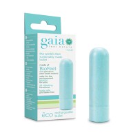 Gaia Eco Rechargeable Bullet Vibrator Aqua - Eco-Friendly Pleasure