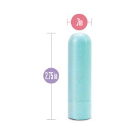 Gaia Eco Rechargeable Bullet Vibrator Aqua - Eco-Friendly Pleasure