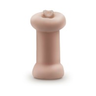 M for Men Stroker Doble Problema que Brilla en la Oscuridad Beige