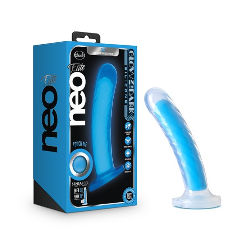 Dildo Dual-Densidad Tao Neo Elite Brilla en la Oscuridad 7 Pulgadas