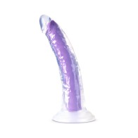 Dildo Neo Elite Brilloso en la Oscuridad Morado