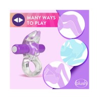 Play with Me Bull Vibrating C-Ring Purple