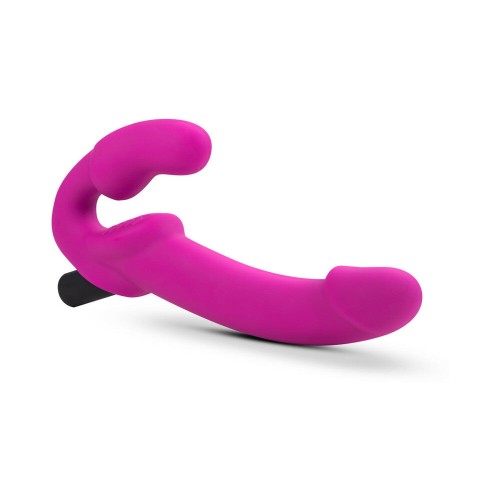 Temptasia Estella Silicone Strapless Dildo with Bullet Vibrator Pink