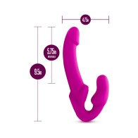 Dildo Strapless Temptasia Estella de Silicona con Vibrador Bullet Rosa