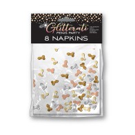 Servilletas de Fiesta Glitterati con Penes 8-Pack