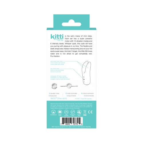 Vibrador Doble Vedo Kitti Recargable para Placer Máximo