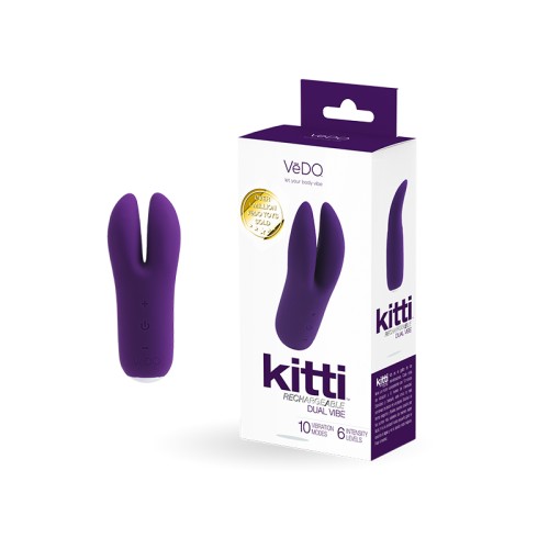 Vibrador Doble Recargable Vedo Kitti