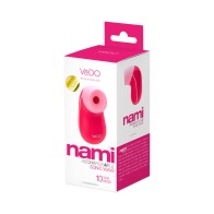 Vibrador Sónico Recargable Vedo Nami Rosa