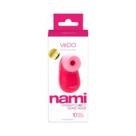 Vibrador Sónico Recargable Vedo Nami Rosa