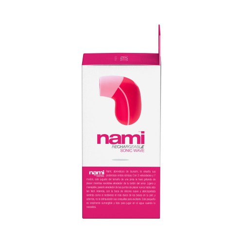 Vibrador Sónico Recargable Vedo Nami Rosa