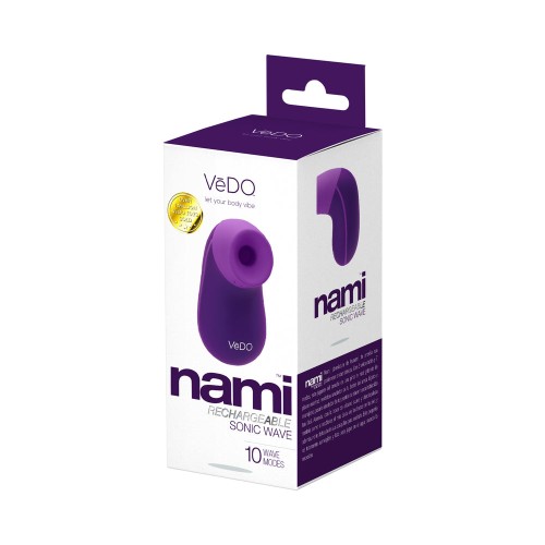 Vibrador Sónico Recargable Vedo Nami