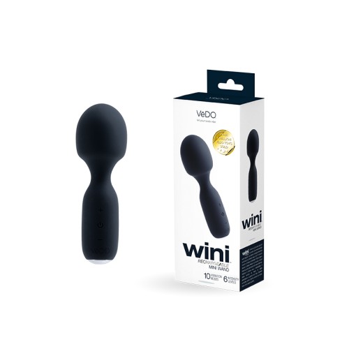 Mini Varita Recargable Vedo Wini Negro