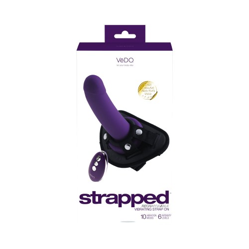 Vedo Strapped Rechargeable Vibrating Strap-On for Ultimate Pleasure