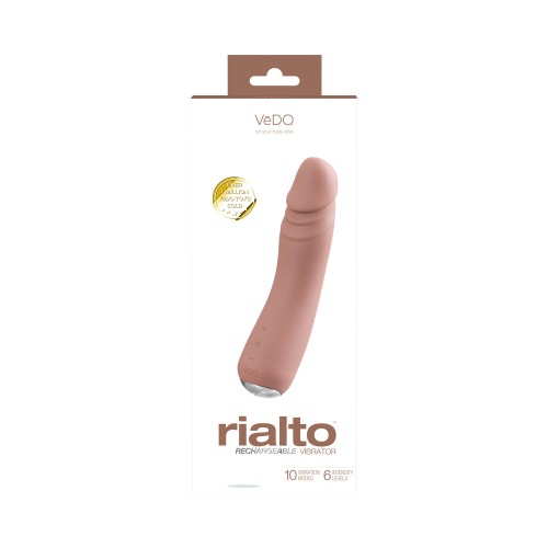 Vibrador Recargable Vedo Rialto de Doble Motor