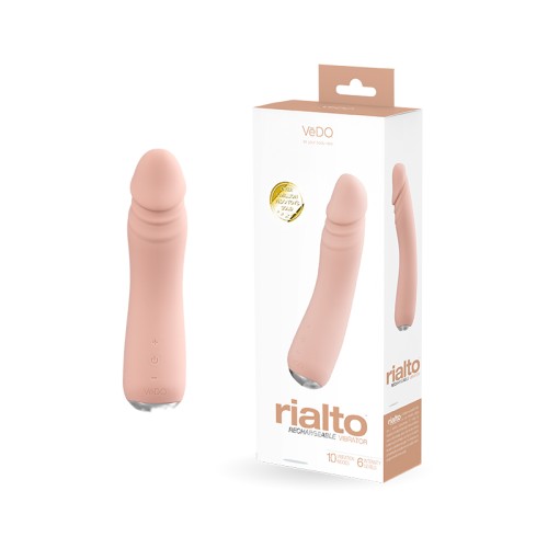 Vedo Rialto Rechargeable Vibe Vanilla - Ultimate Pleasure