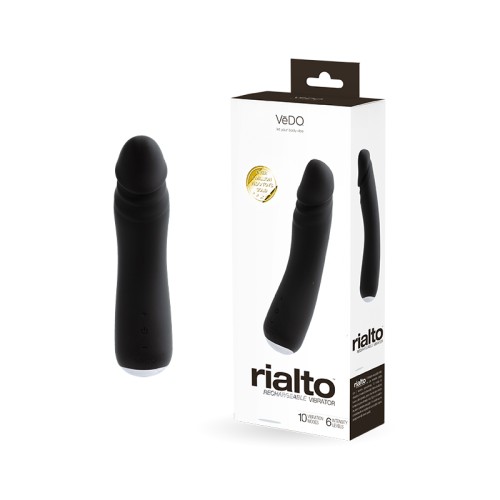 Vibrador Recargable Vedo Rialto - Placer Extraordinario