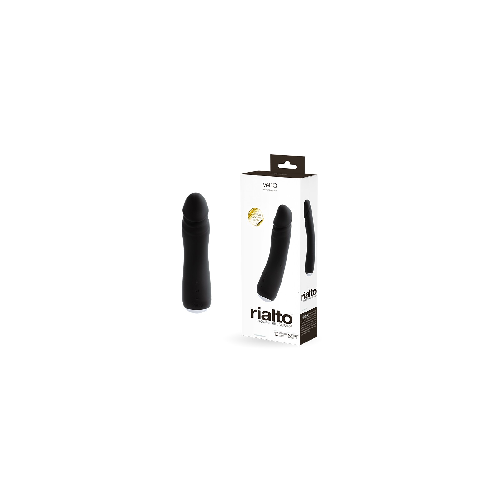 Vibrador Recargable Vedo Rialto - Placer Extraordinario