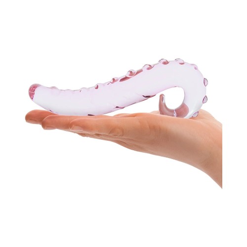 Dildo de Cristal Lick-It Rosa - Placer Definitivo