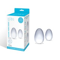 Juego de 2 Huevos Yoni de Cristal