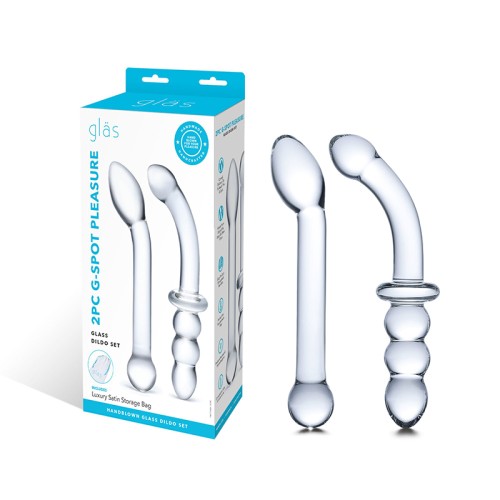 Set de Dildos de Cristal para el Punto G