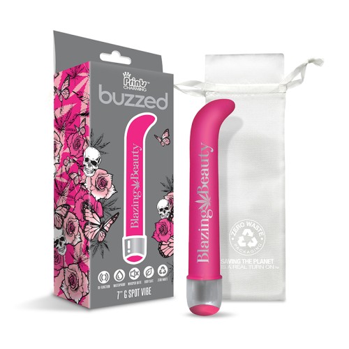 Vibrador G-Spot Buzzed de 7" Prints Charming - Belleza Ardiente