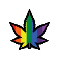 Weed Pin Rainbow Marijuana Leaf - Perfect Accessory for Cannabis Lovers