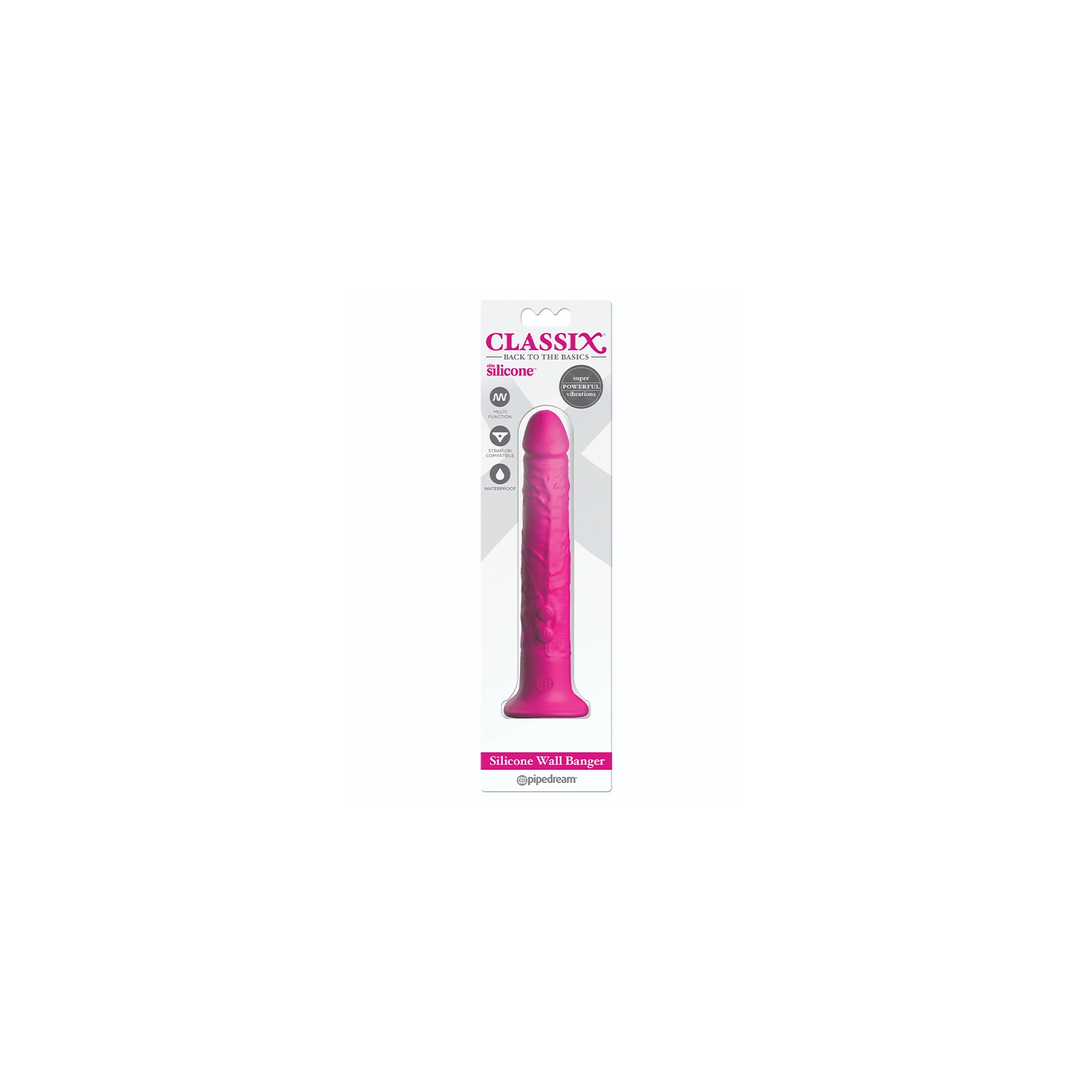 Dildo Vibrador Pipedream Classix Silicone Wall Banger