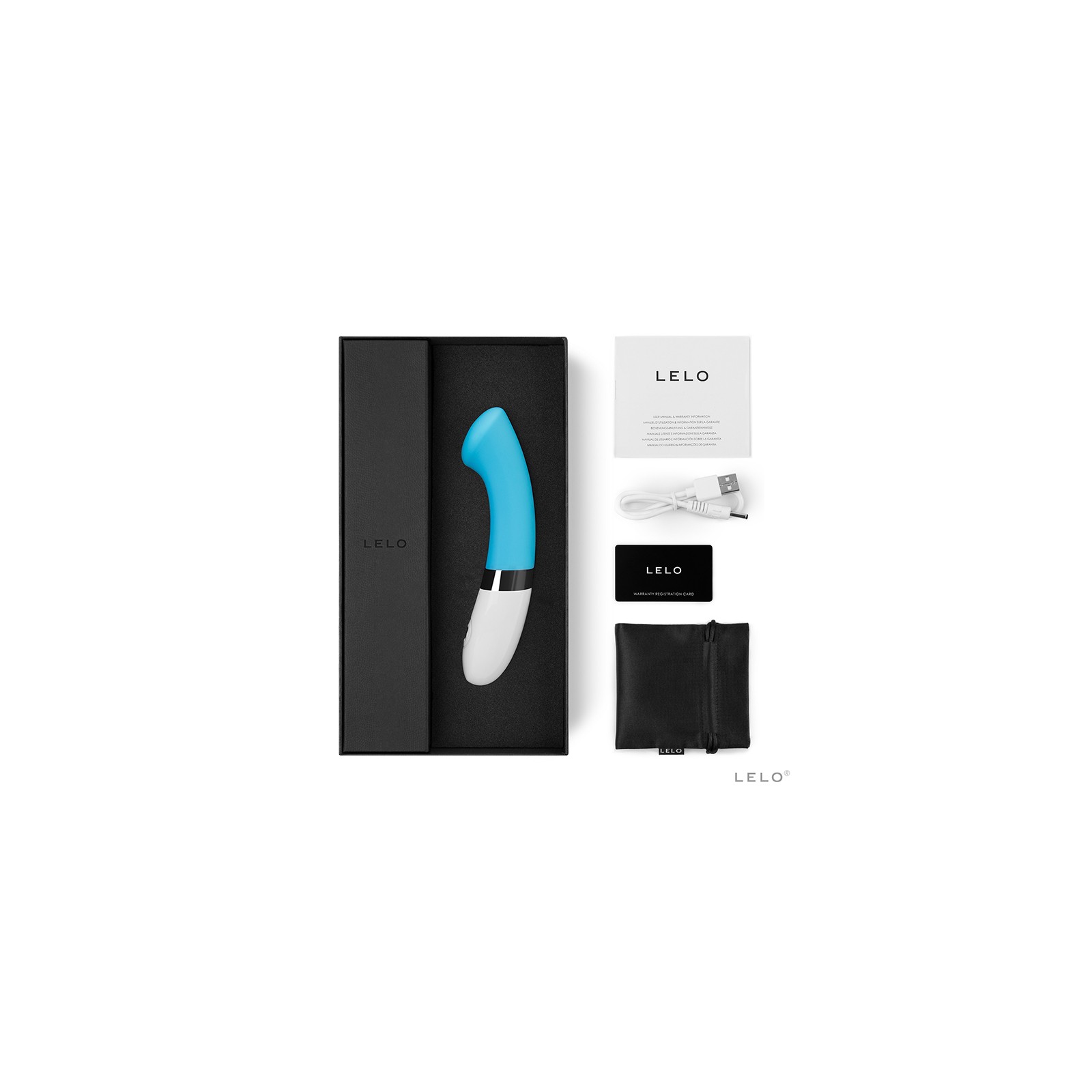 LELO GIGI 2 Rechargeable G-Spot Vibrator Turquoise Blue