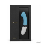 Vibrador G-Spot Recargable LELO GIGI 2 Azul Turquesa