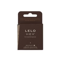 LELO HEX Respect XL Condones de Latex Lubricados 3-Pack