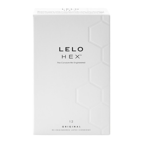 Condones Lubricados LELO HEX Original - 12 Paquetes