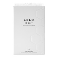 Condones Lubricados LELO HEX Original - 12 Paquetes