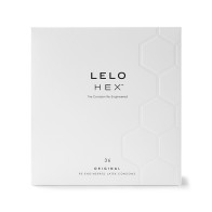 LELO HEX 36-Pack Lubricated Latex Condoms