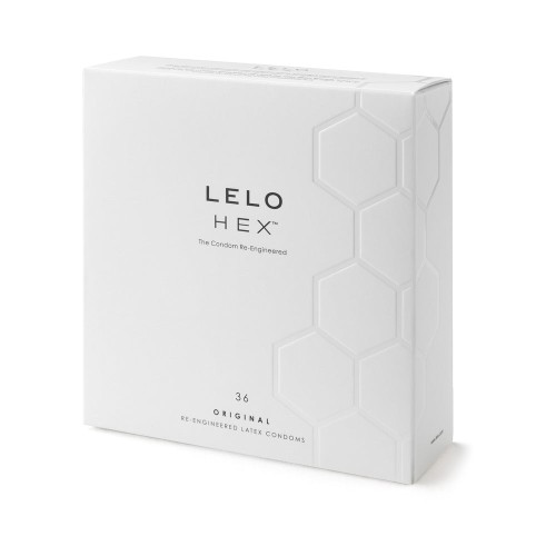 LELO HEX 36-Pack Lubricated Latex Condoms