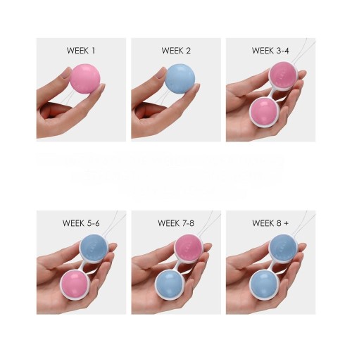 LELO BEADS Kegel Balls Set - Blue/Pink