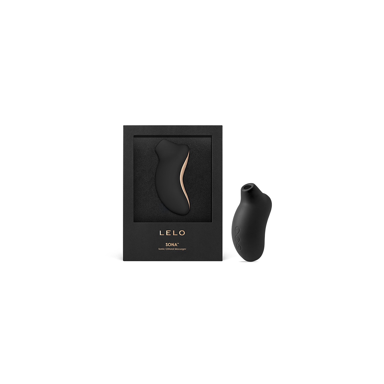 LELO SONA Estimulador Clitoriano Recargable Negro - Sónico y Poderoso