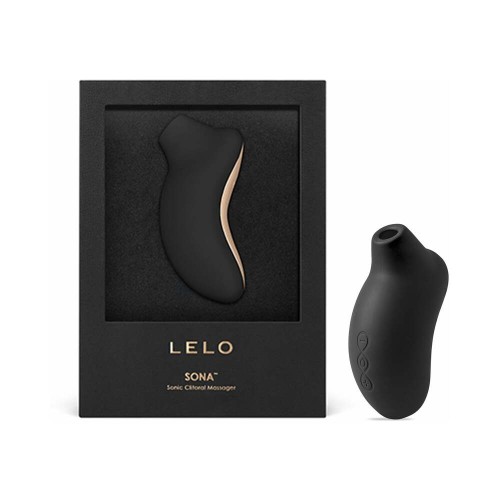 LELO SONA Estimulador Clitoriano Recargable Negro - Sónico y Poderoso