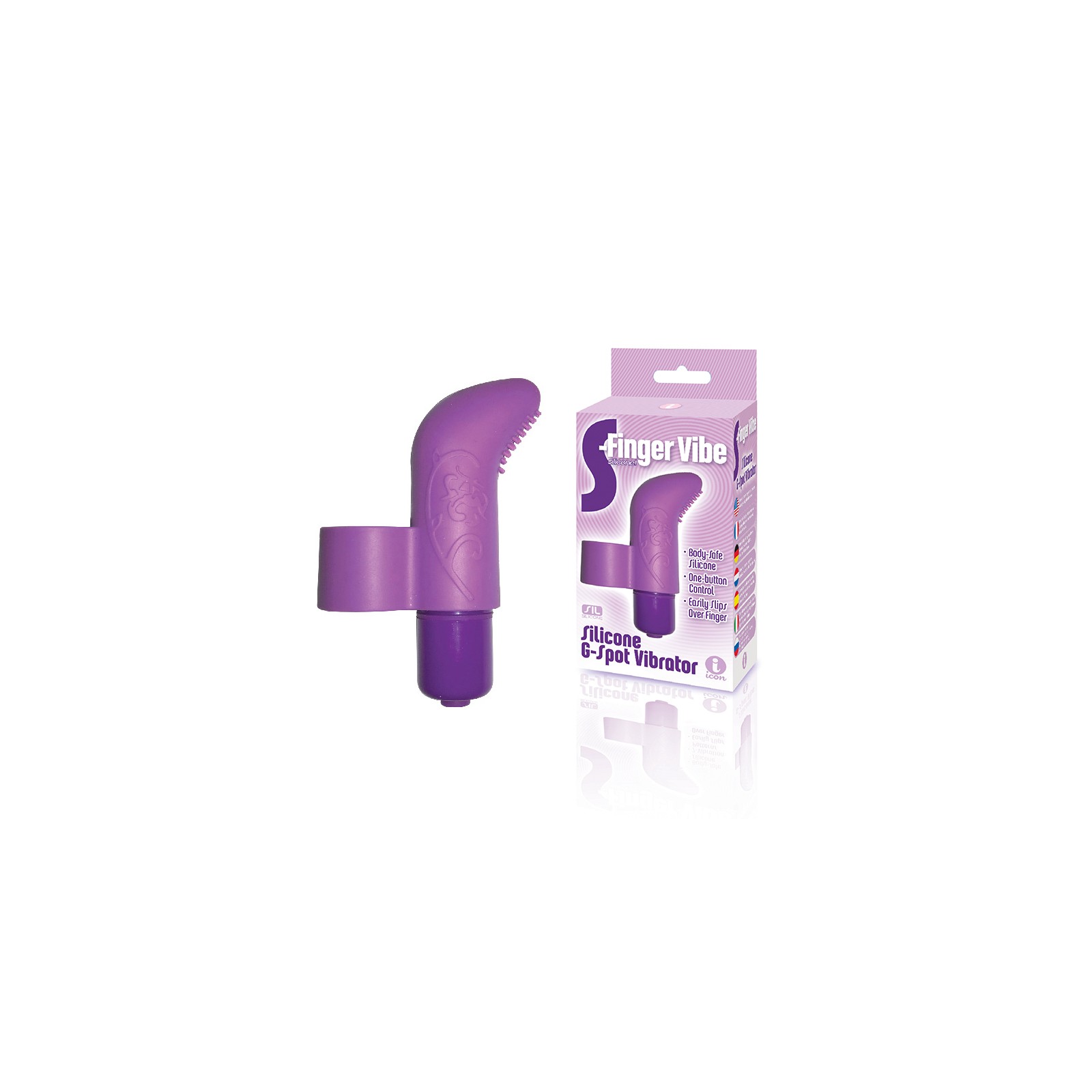 Vibrador de Dedo S-Finger 9 - Extensión de Placer Púrpura